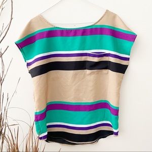 TWIK Striped Box Top